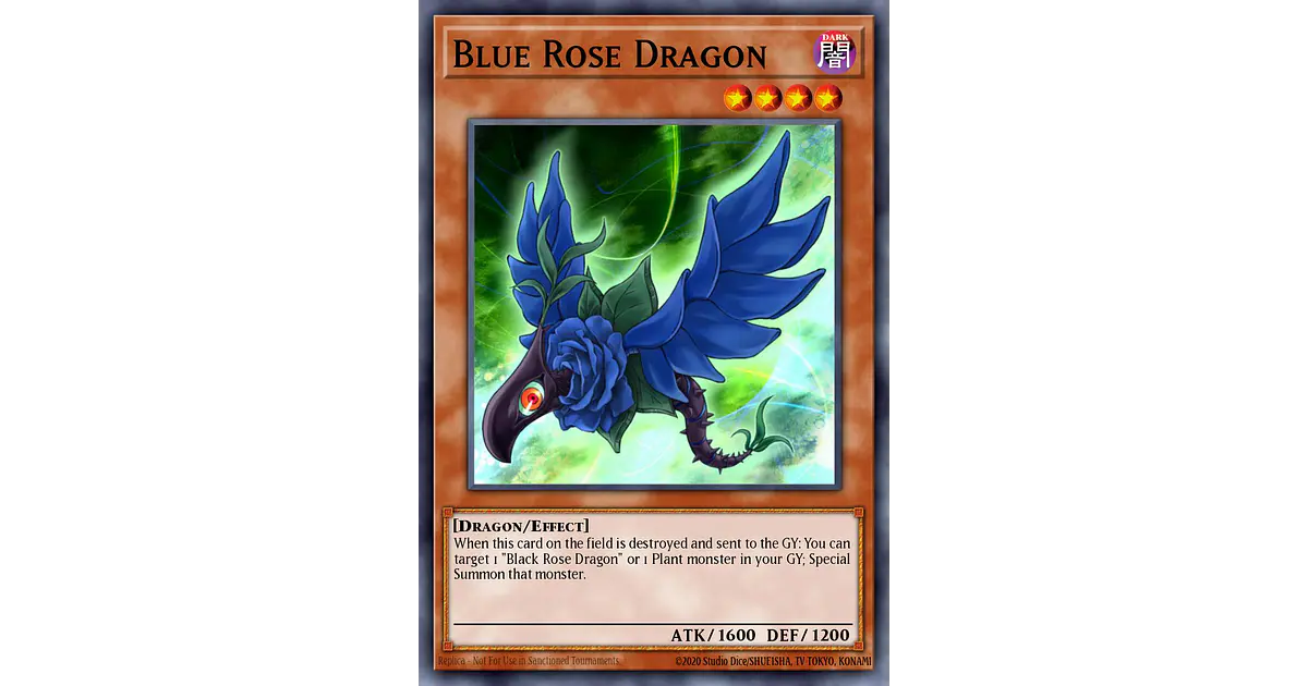 Blue Rose Dragon - L5DD-ENA05 - Common 1st Edition
