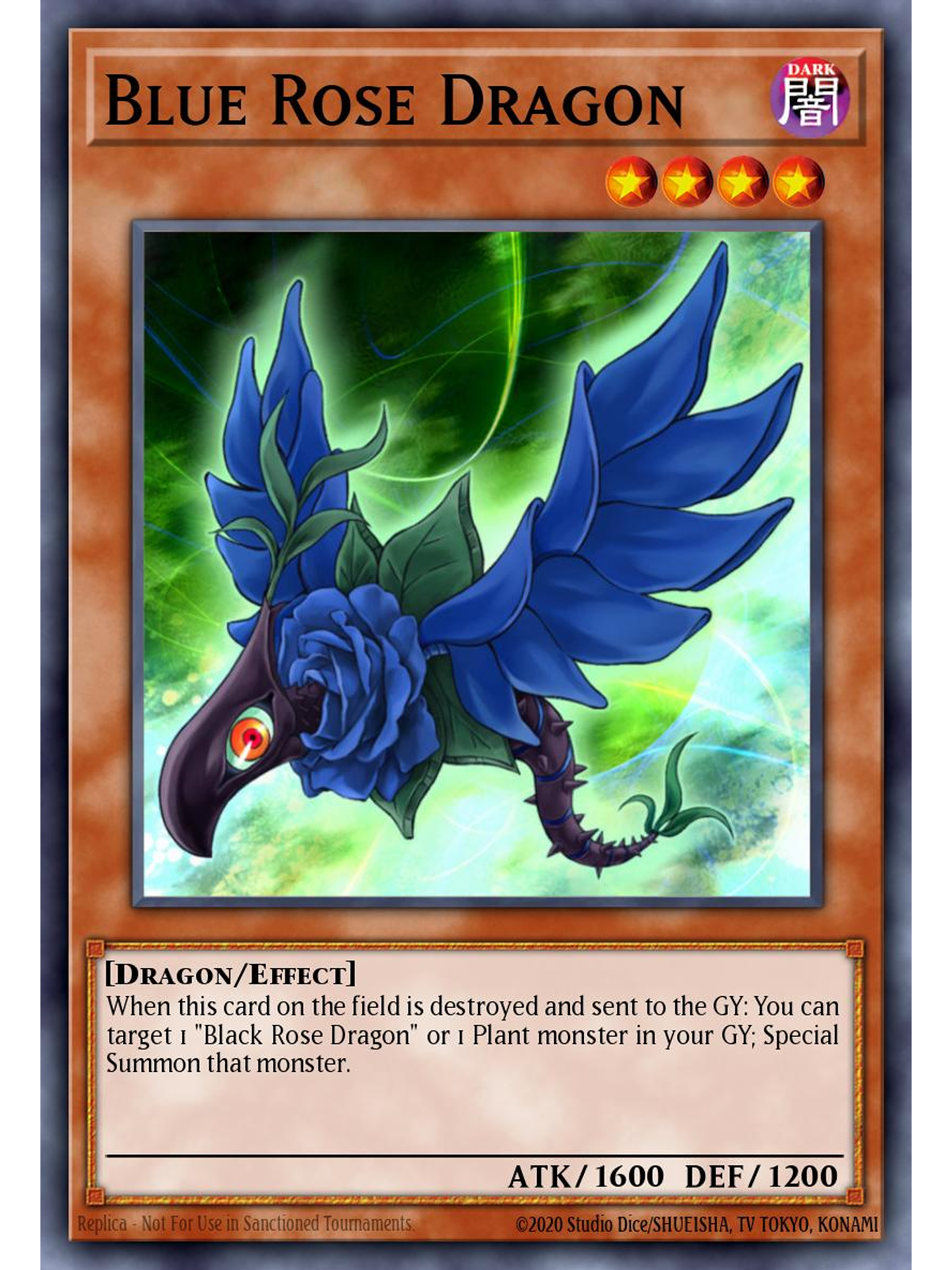 Blue Rose Dragon - L5DD-ENA05 - Common 1st Edition 1