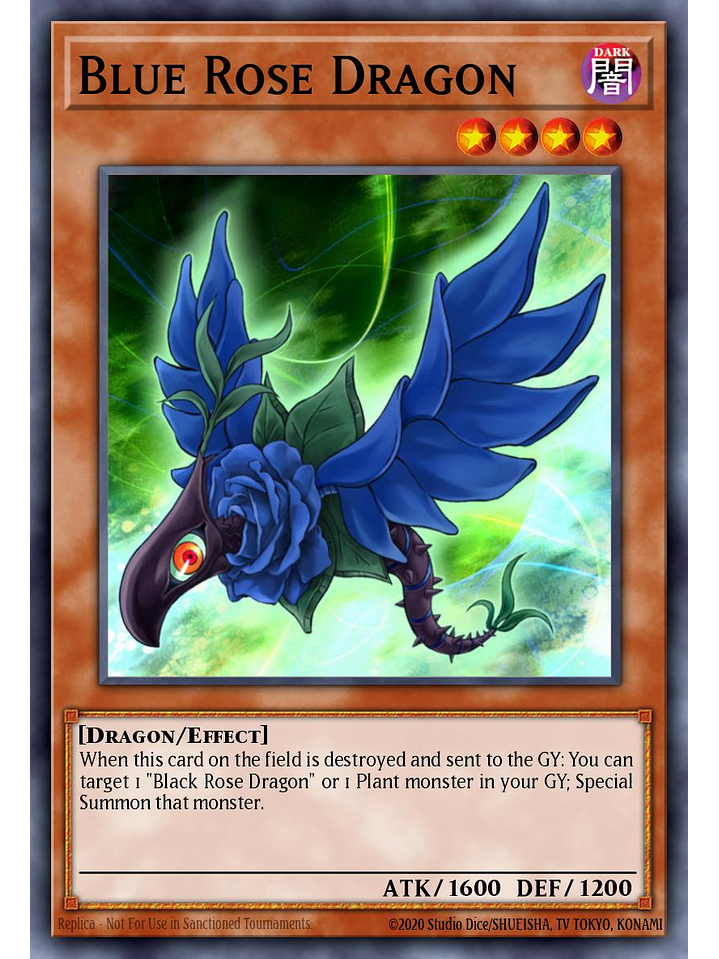 Blue Rose Dragon - L5DD-ENA05 - Common 1st Edition 1