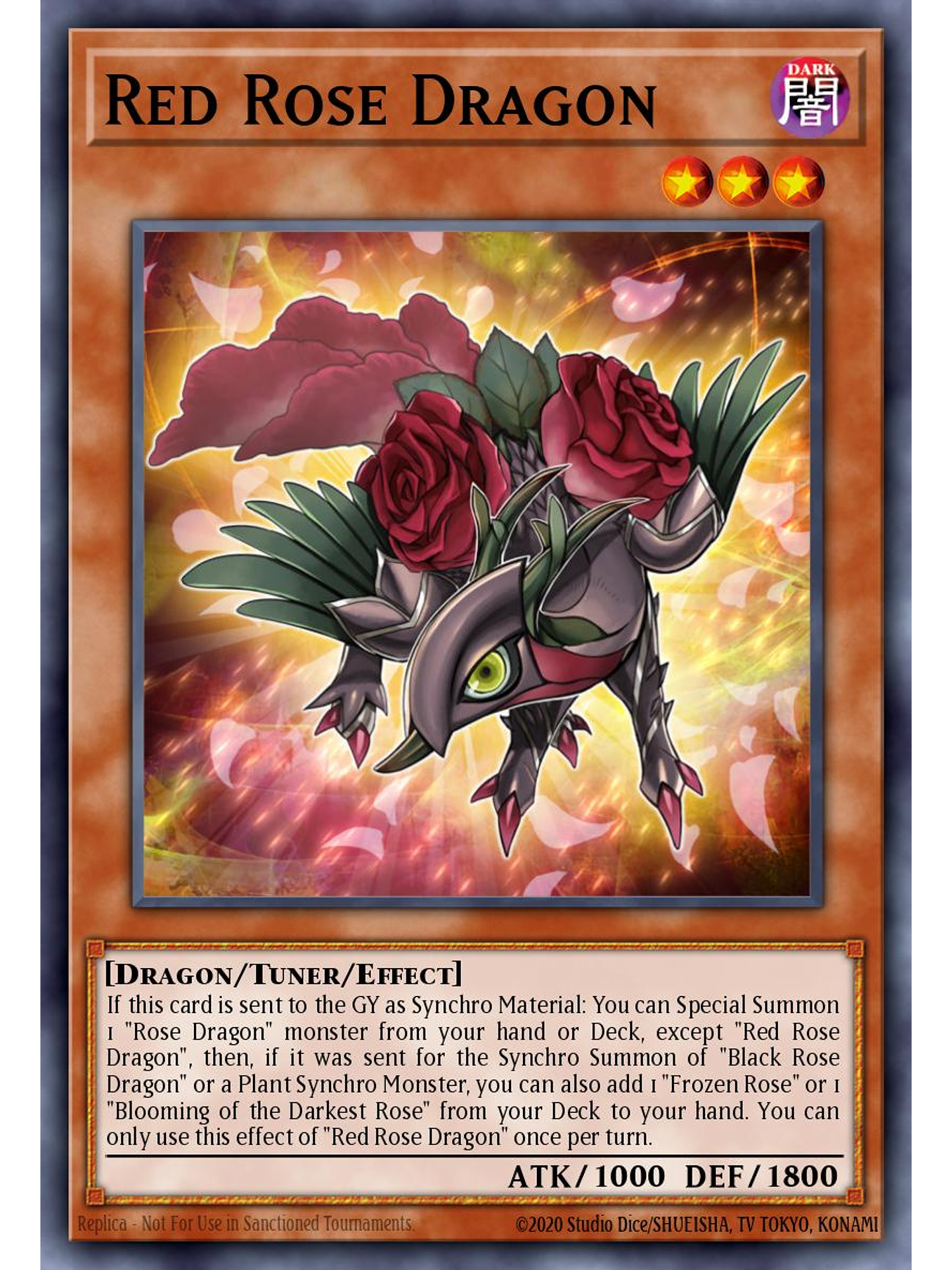 Red Rose Dragon - L5DD-ENA07 - Common 1st Edition 1