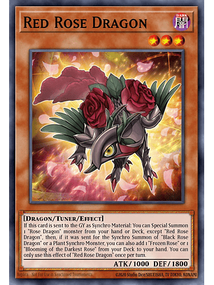 Red Rose Dragon - L5DD-ENA07 - Common 1st Edition
