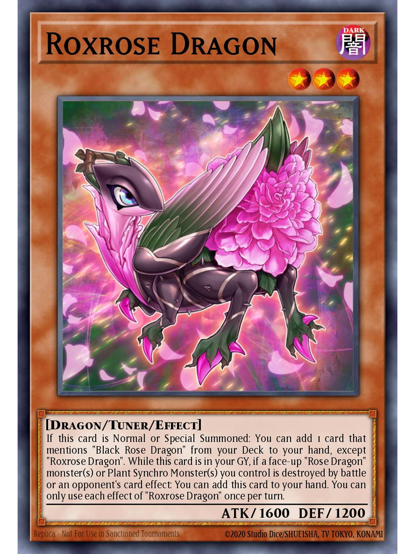 Roxrose Dragon - L5DD-ENA12 - Common 1st Edition 1