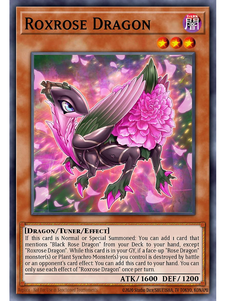 Roxrose Dragon - L5DD-ENA12 - Common 1st Edition 1