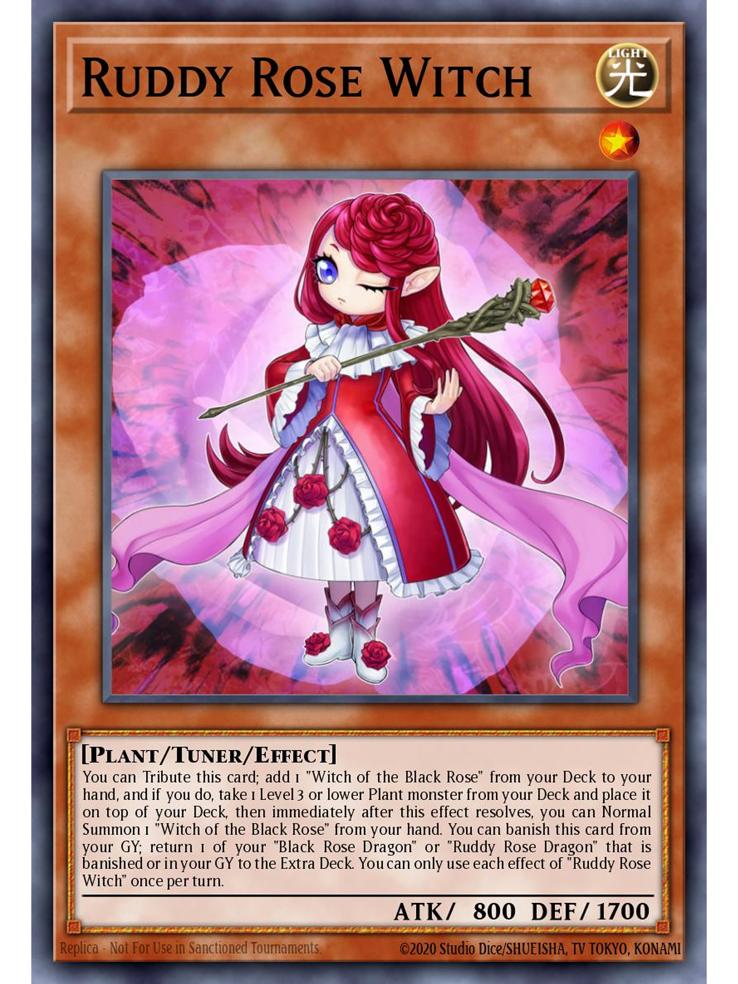 Ruddy Rose Witch - L5DD-ENA13 - Common 1st Edition 1