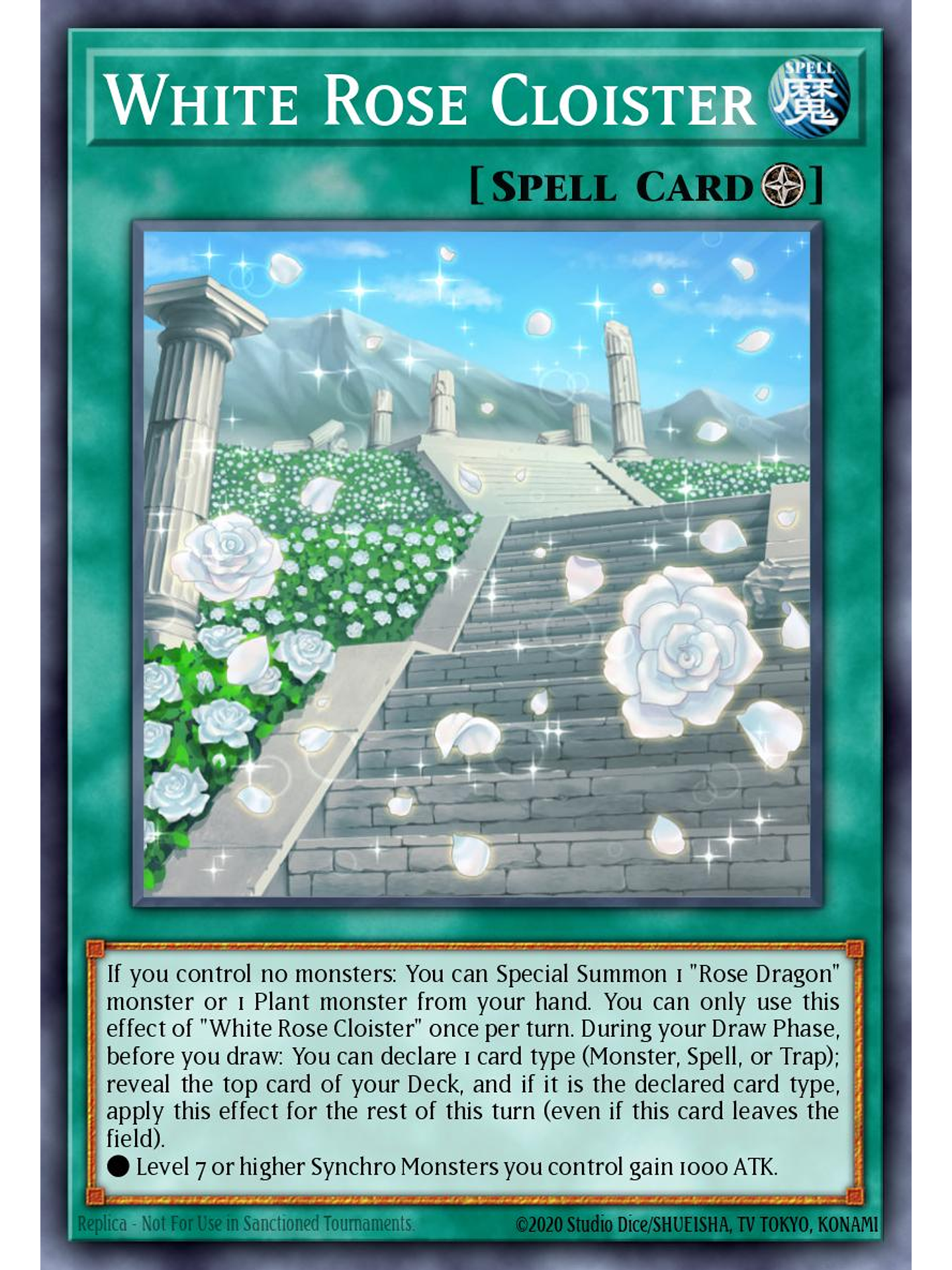 White Rose Cloister - L5DD-ENA22 - Common 1st Edition 1