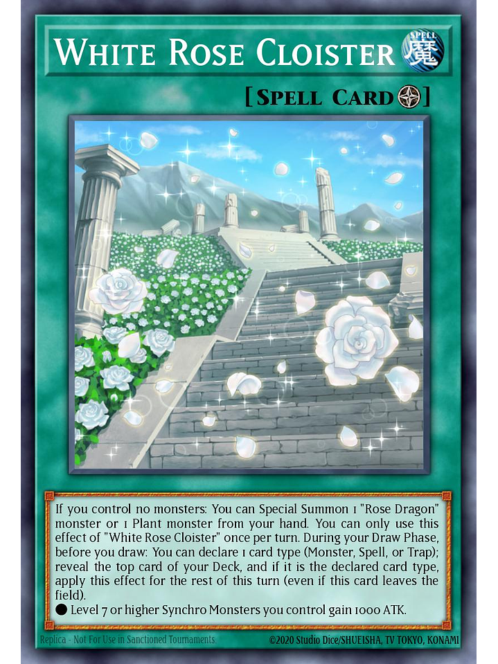 White Rose Cloister - L5DD-ENA22 - Common 1st Edition 1