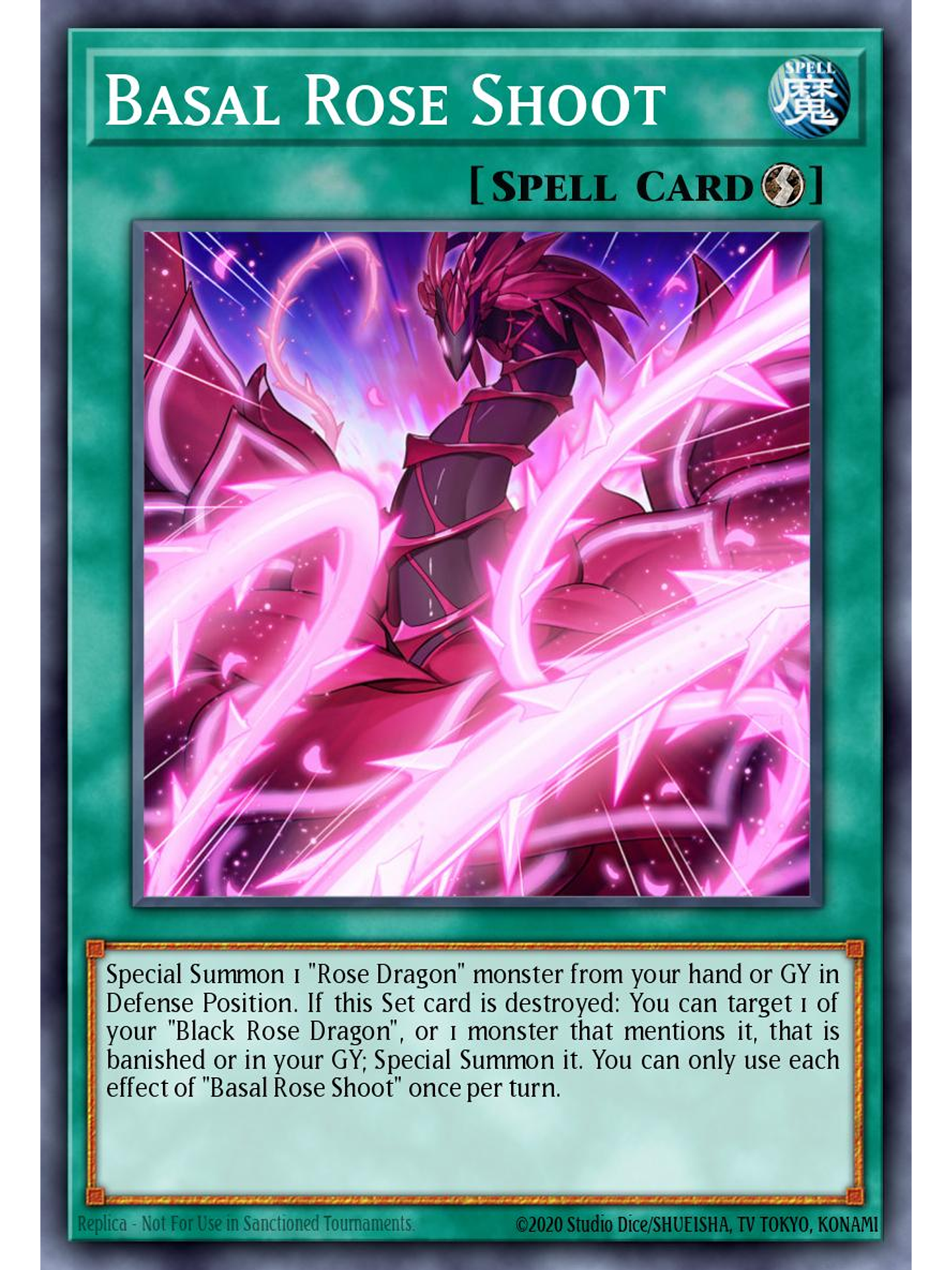 Basal Rose Shoot - L5DD-ENA23 - Ultra Rare 1st Edition 1