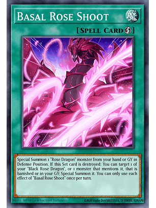 Basal Rose Shoot - L5DD-ENA23 - Common 1st Edition