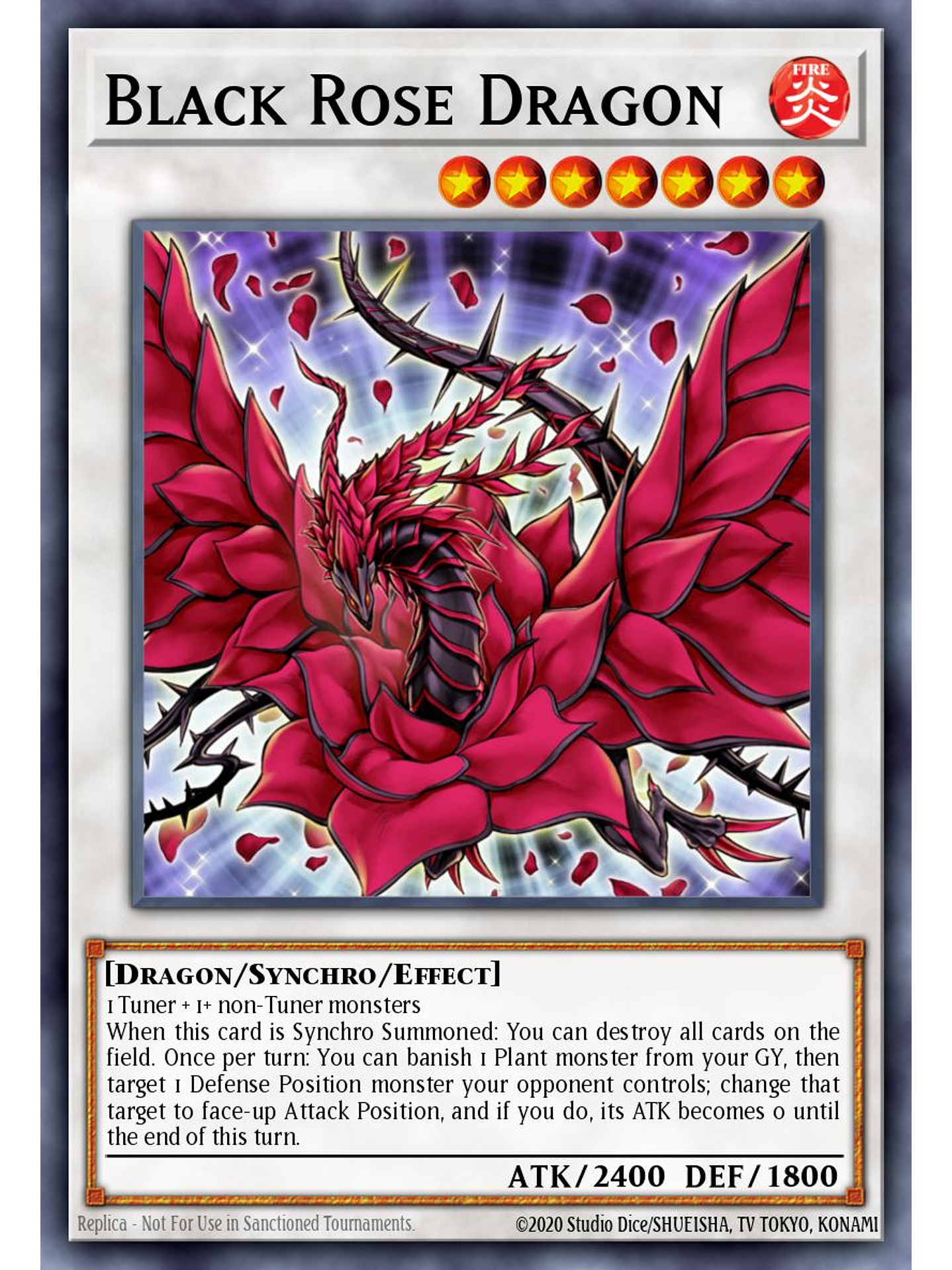 Black Rose Dragon - L5DD-ENA26 - Common 1st Edition 1