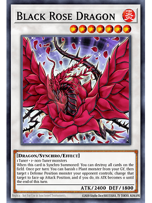 Black Rose Dragon - L5DD-ENA26 - Common 1st Edition