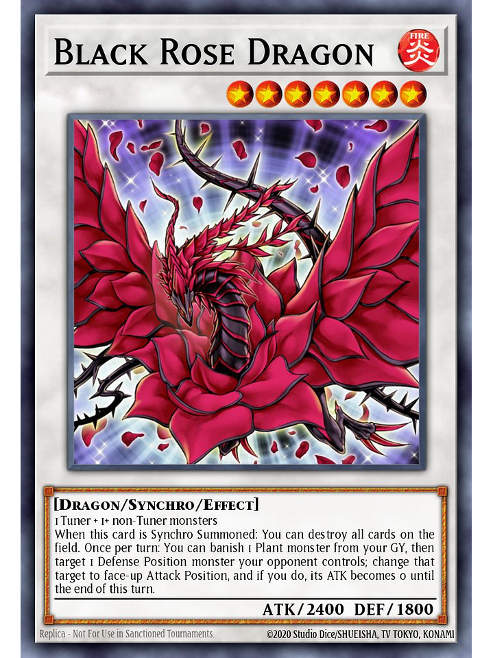 Black Rose Dragon - L5DD-ENA26 - Common 1st Edition 1