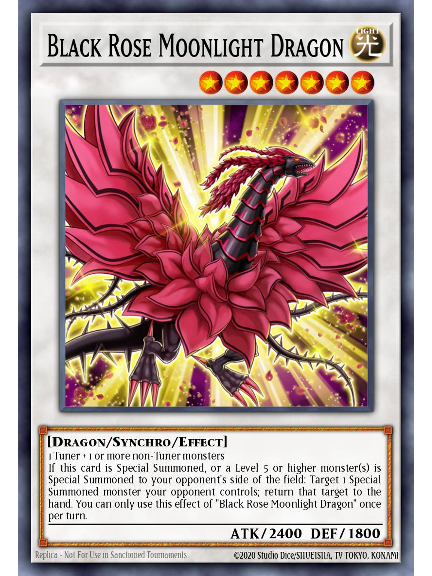 Black Rose Moonlight Dragon - L5DD-ENA28 - Common 1st Edition 1