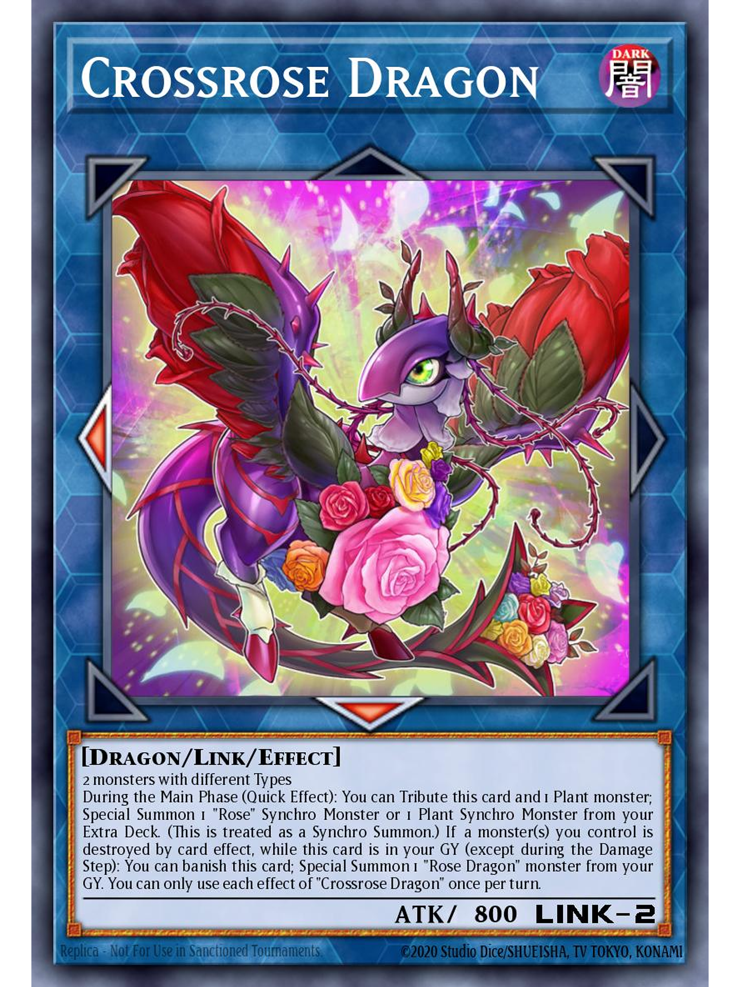 Crossrose Dragon - L5DD-ENA30 - Common 1st Edition 1