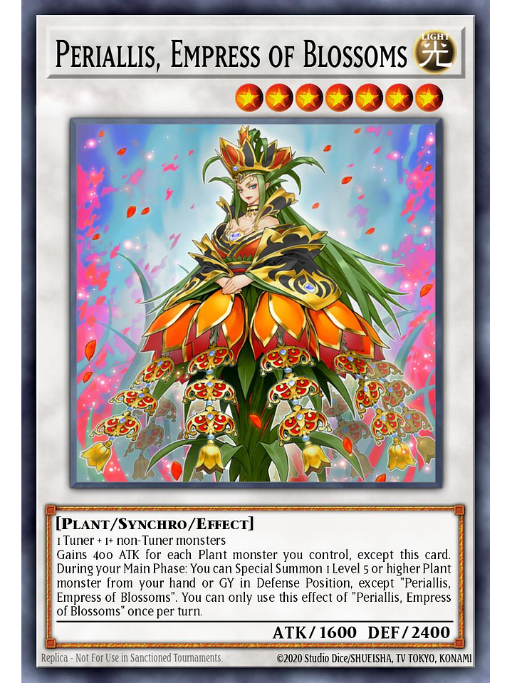 Periallis, Empress of Blossoms - L5DD-ENA31 - Ultra Rare 1st Edition 1