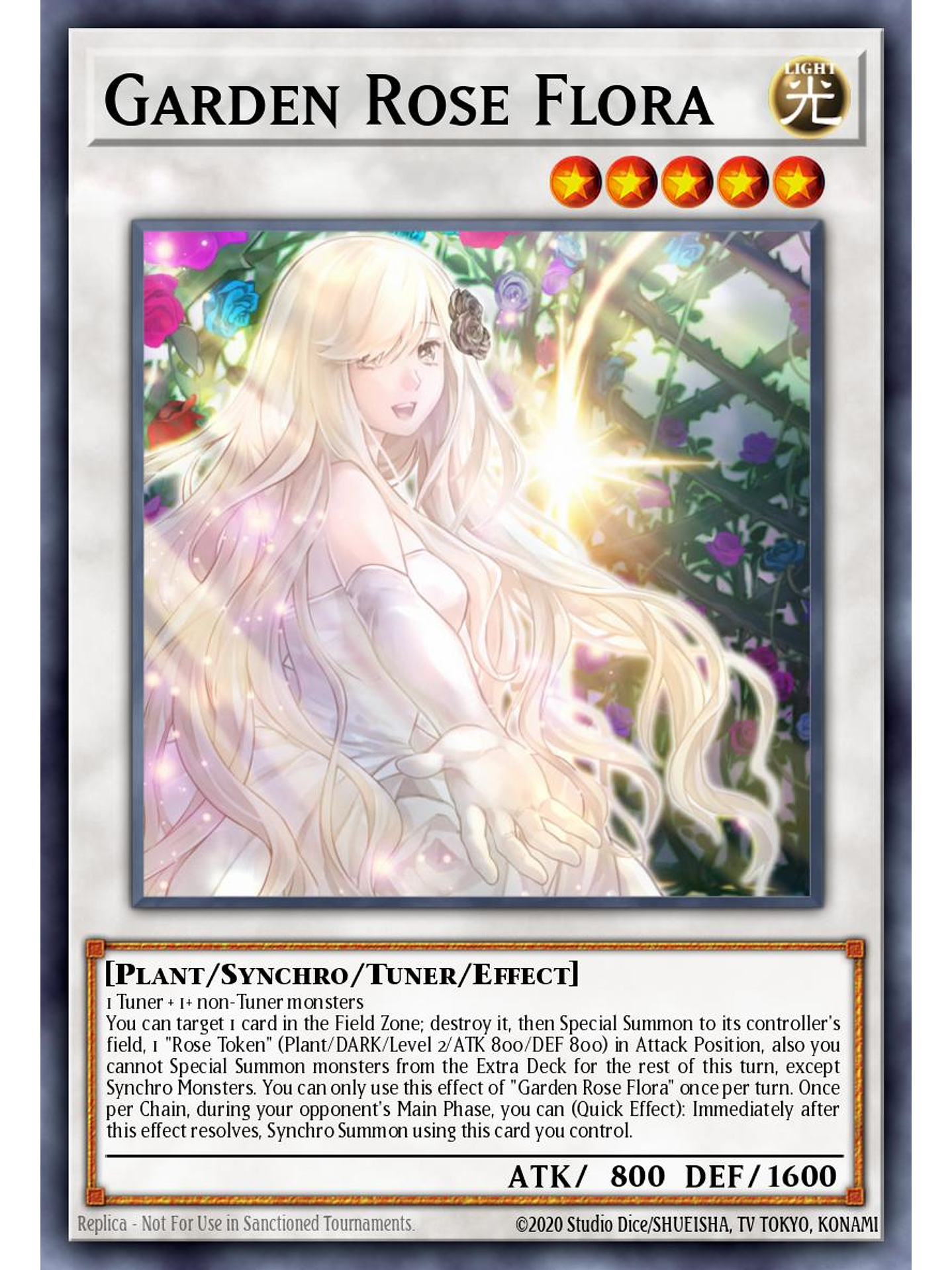 Garden Rose Flora - L5DD-ENA33 - Common 1st Edition 1