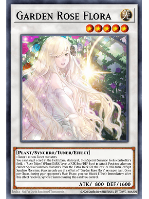 Garden Rose Flora - L5DD-ENA33 - Common 1st Edition