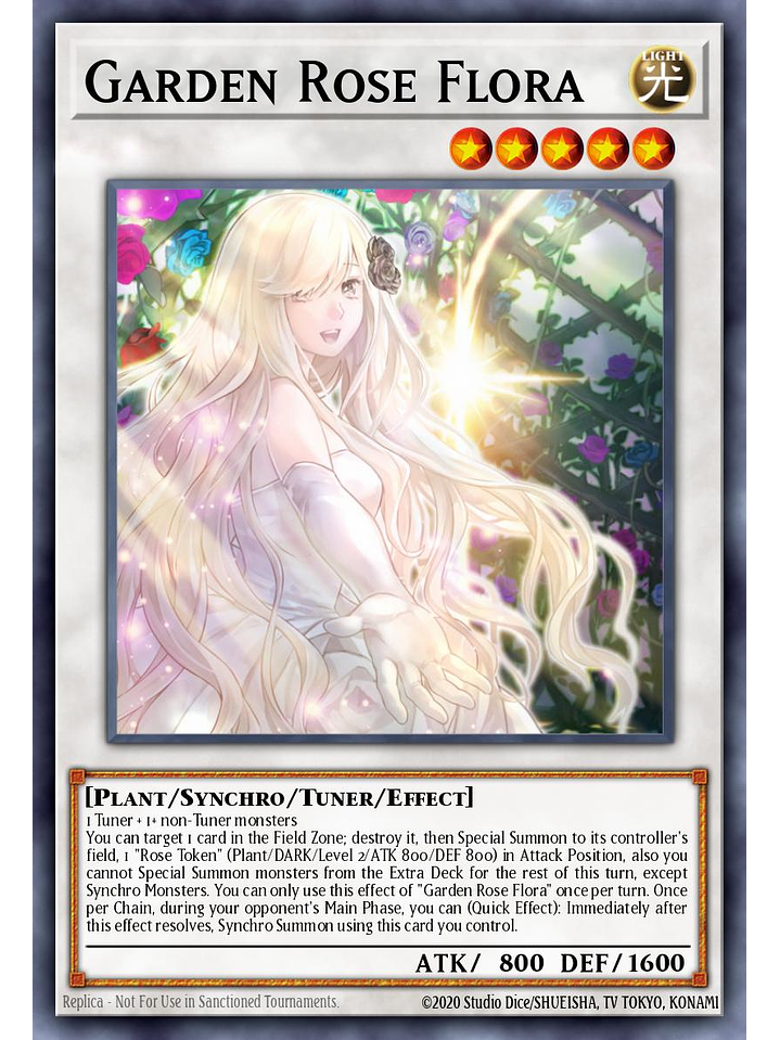 Garden Rose Flora - L5DD-ENA33 - Common 1st Edition 1