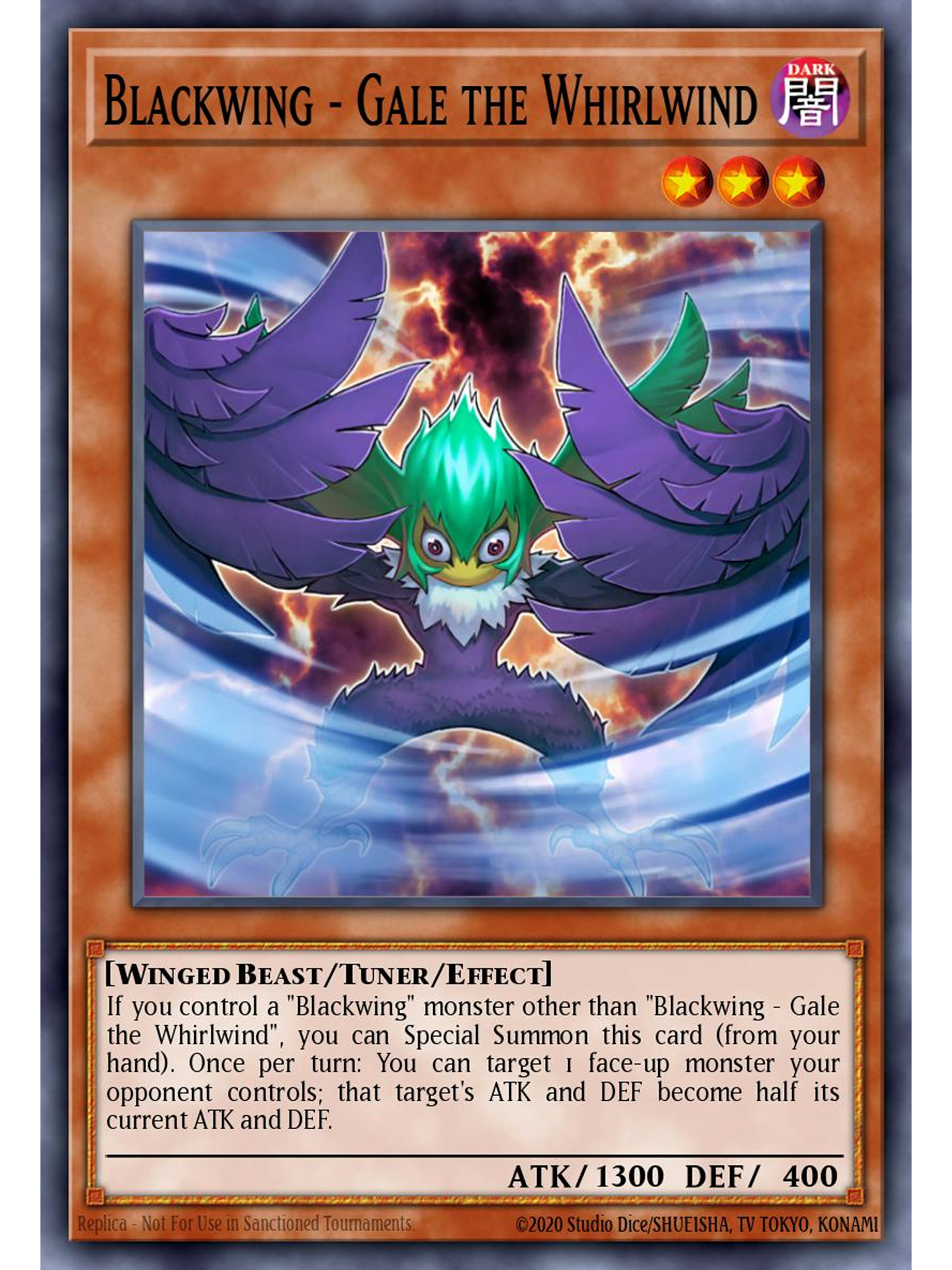 Blackwing - Gale the Whirlwind - L5DD-ENC01 - Common 1st Edition 1