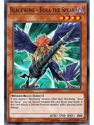 Blackwing - Bora the Spear - L5DD-ENC02 - Common 1st Edition