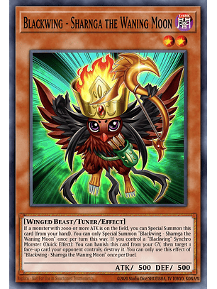 Blackwing - Sharnga the Waning Moon - L5DD-ENC06 - Common 1st Edition