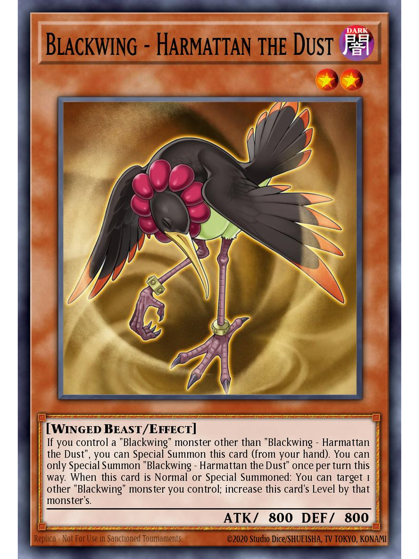 Blackwing - Harmattan the Dust - L5DD-ENC08 - Common 1st Edition 1