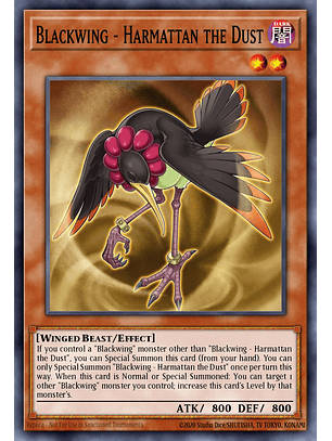 Blackwing - Harmattan the Dust - L5DD-ENC08 - Common 1st Edition
