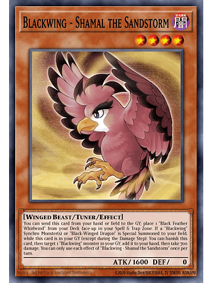 Blackwing - Shamal the Sandstorm - L5DD-ENC13 - Common 1st Edition