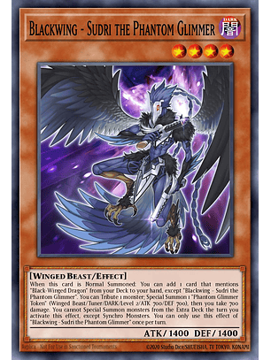 Blackwing - Sudri the Phantom Glimmer - L5DD-ENC15 - Common 1st Edition