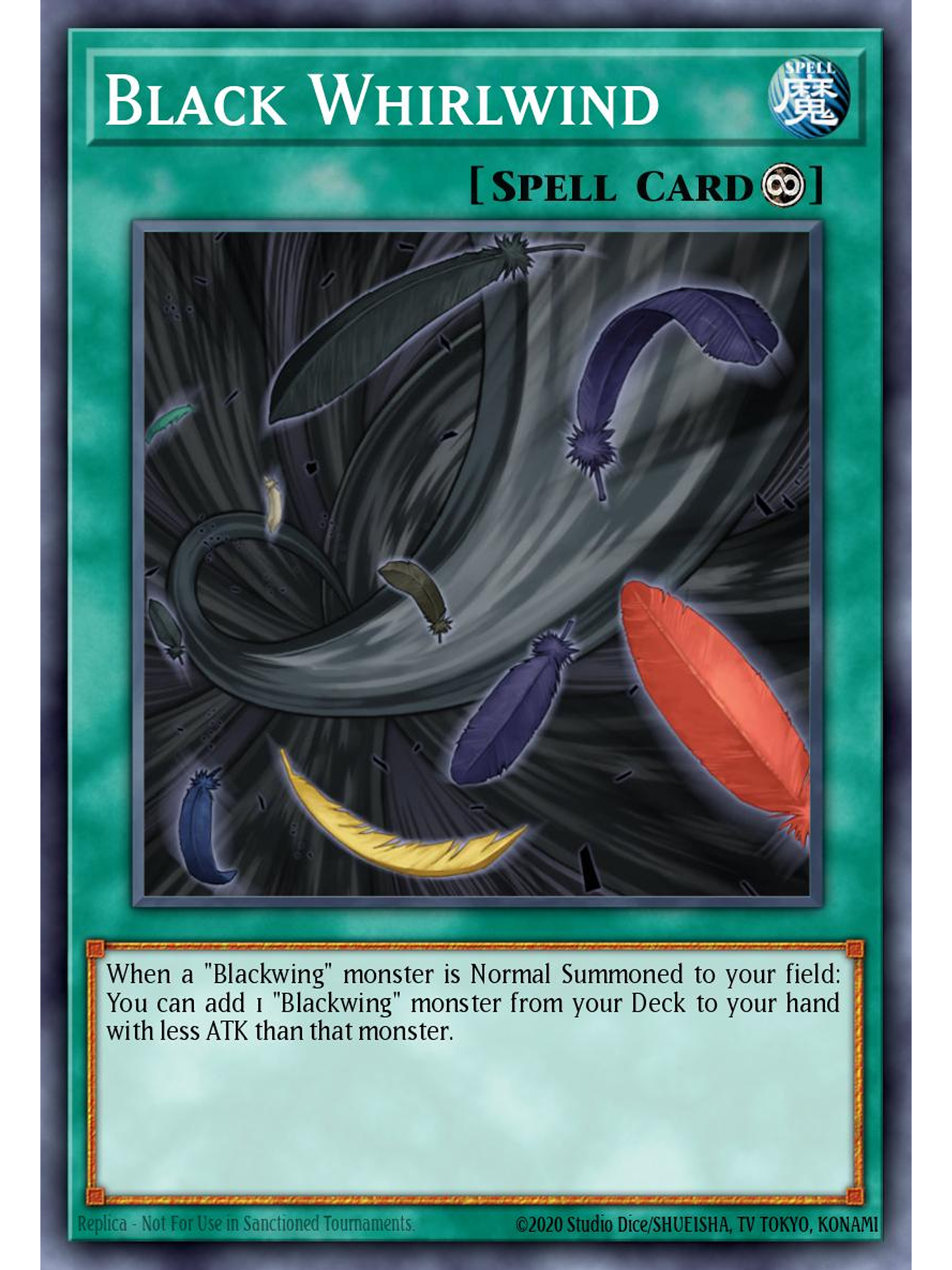 Black Whirlwind - L5DD-ENC19 - Common 1st Edition 1