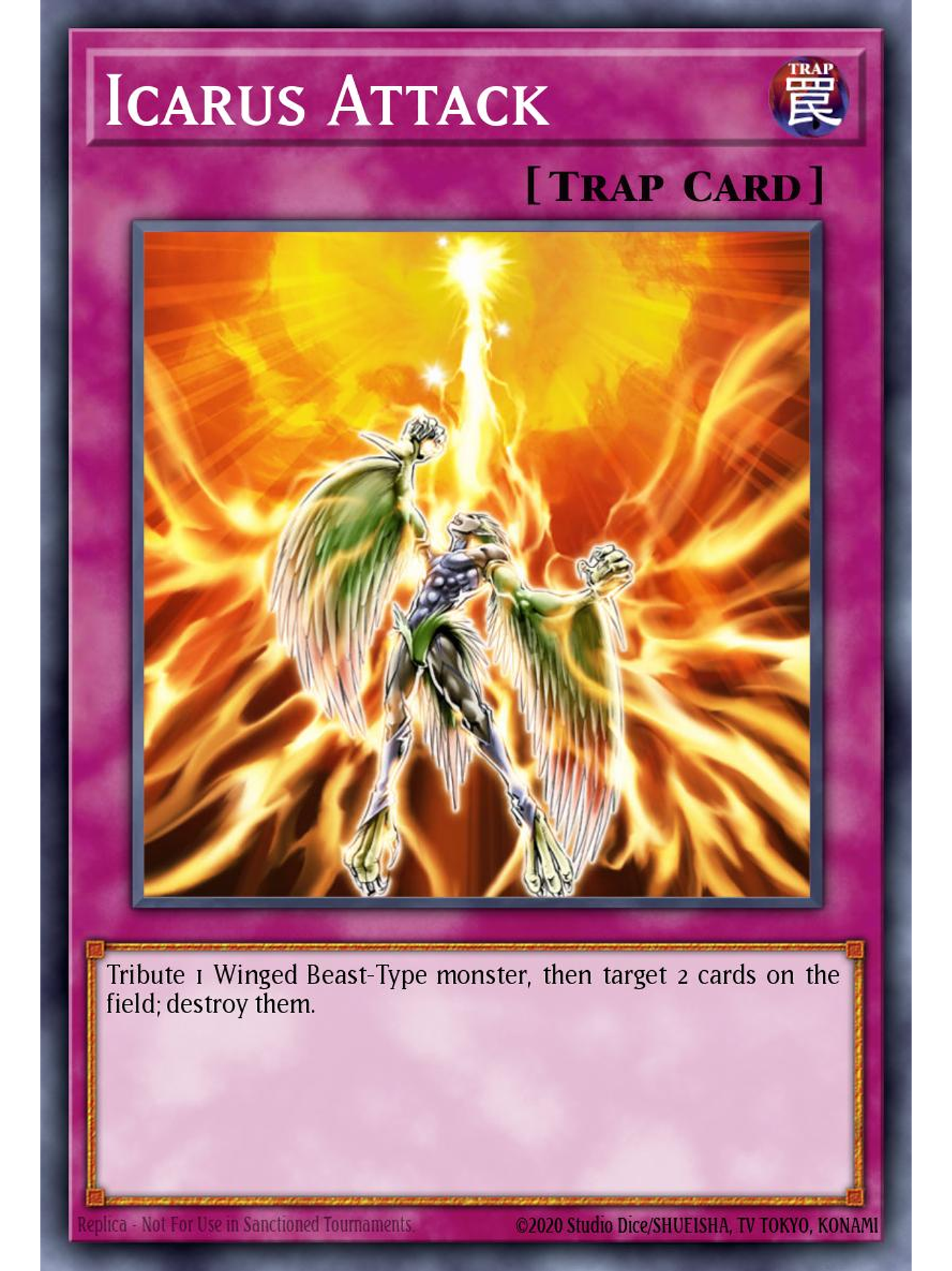 Icarus Attack - L5DD-ENC23 - Ultra Rare 1st Edition 1