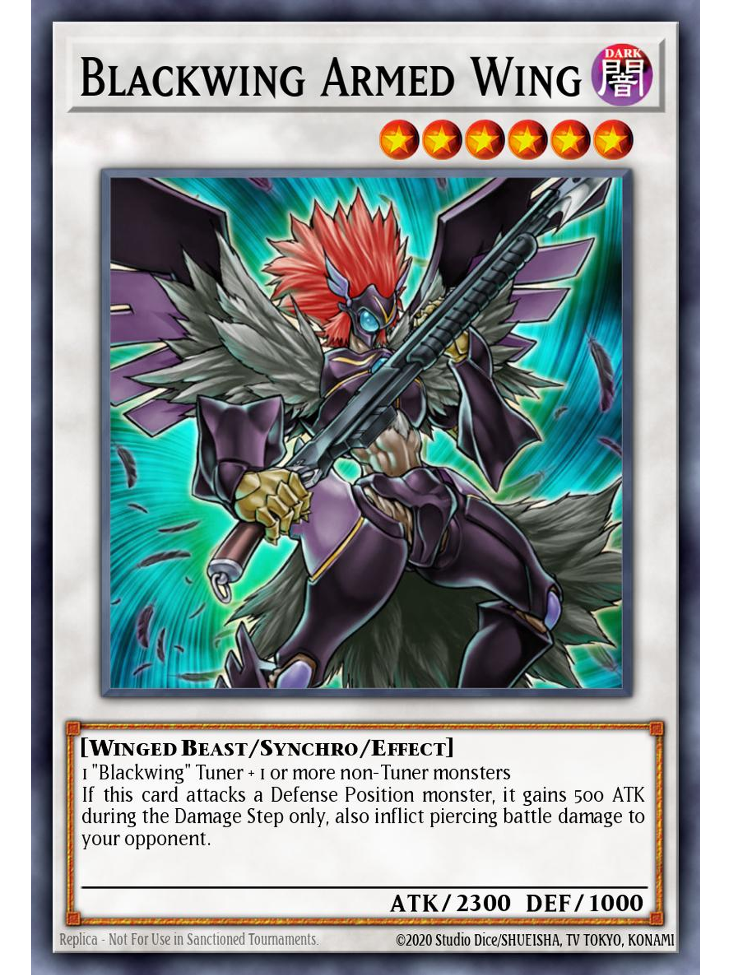 Blackwing Armed Wing - L5DD-ENC28 - Common 1st Edition 1