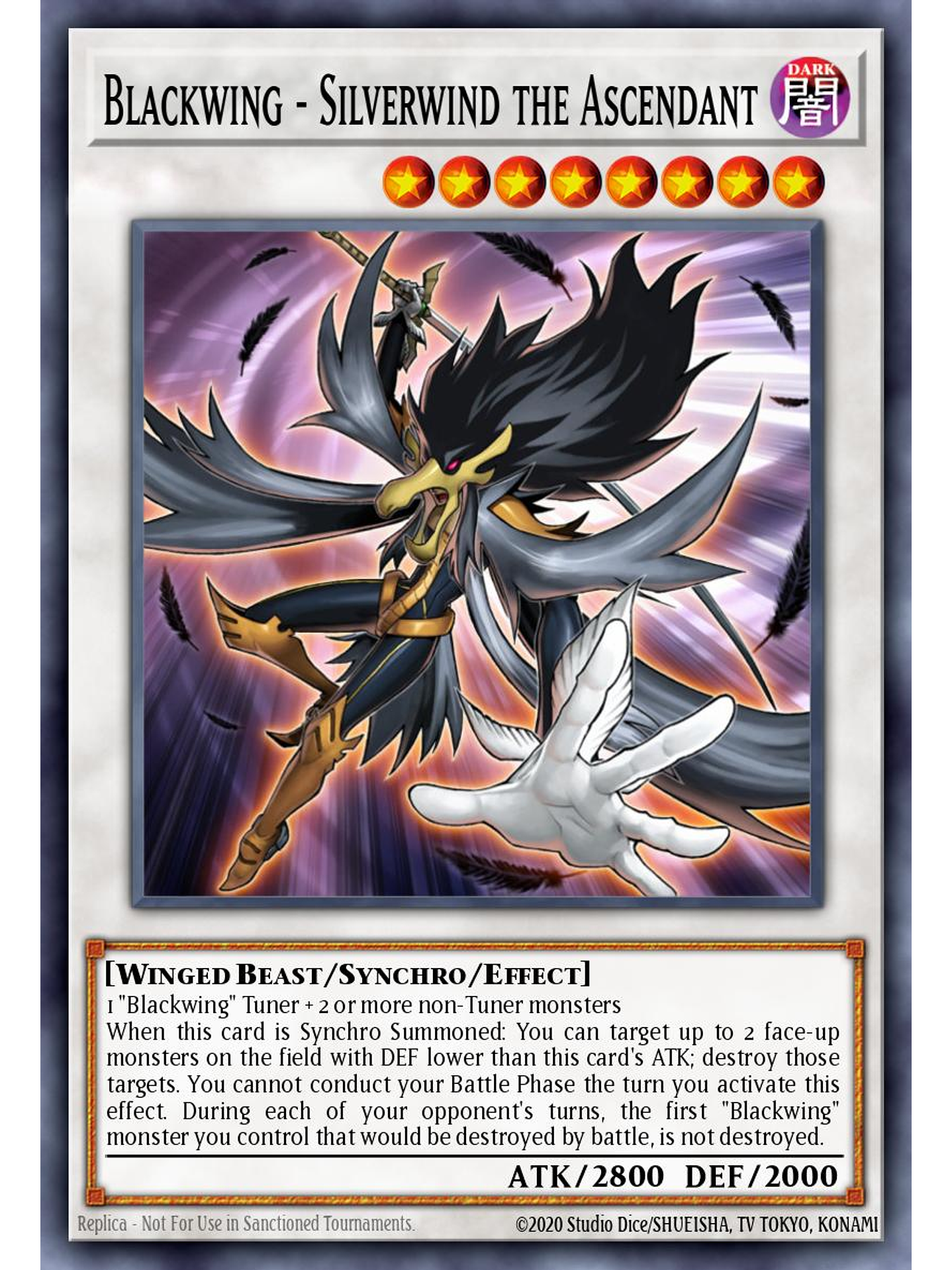 Blackwing - Silverwind the Ascendant - L5DD-ENC29 - Common 1st Edition 1