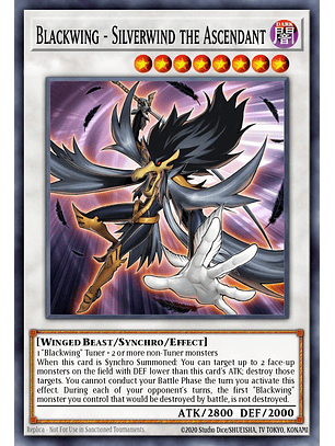 Blackwing - Silverwind the Ascendant - L5DD-ENC29 - Common 1st Edition
