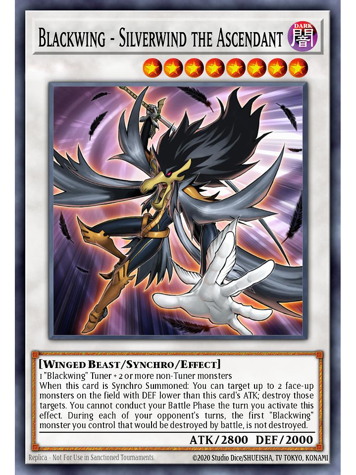 Blackwing - Silverwind the Ascendant - L5DD-ENC29 - Common 1st Edition 1