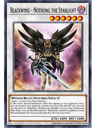Blackwing - Nothung the Starlight - L5DD-ENC31 - Ultra Rare 1st Edition