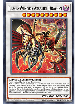 Black-Winged Assault Dragon - L5DD-ENC33 - Common 1st Edition