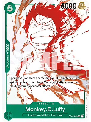 OP07-033 (Alternate Art) Monkey.D.Luffy