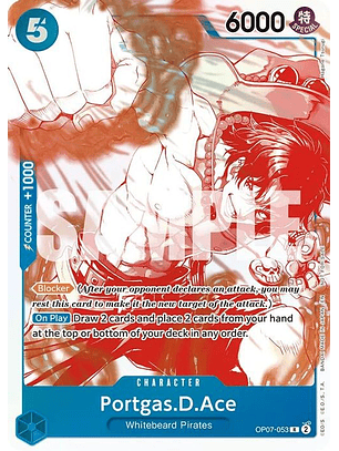 OP07-053 (Alternate Art) Portgas.D.Ace