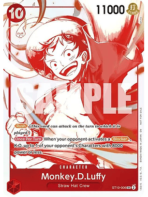 ST10-006 (Alternate Art) Monkey.D.Luffy