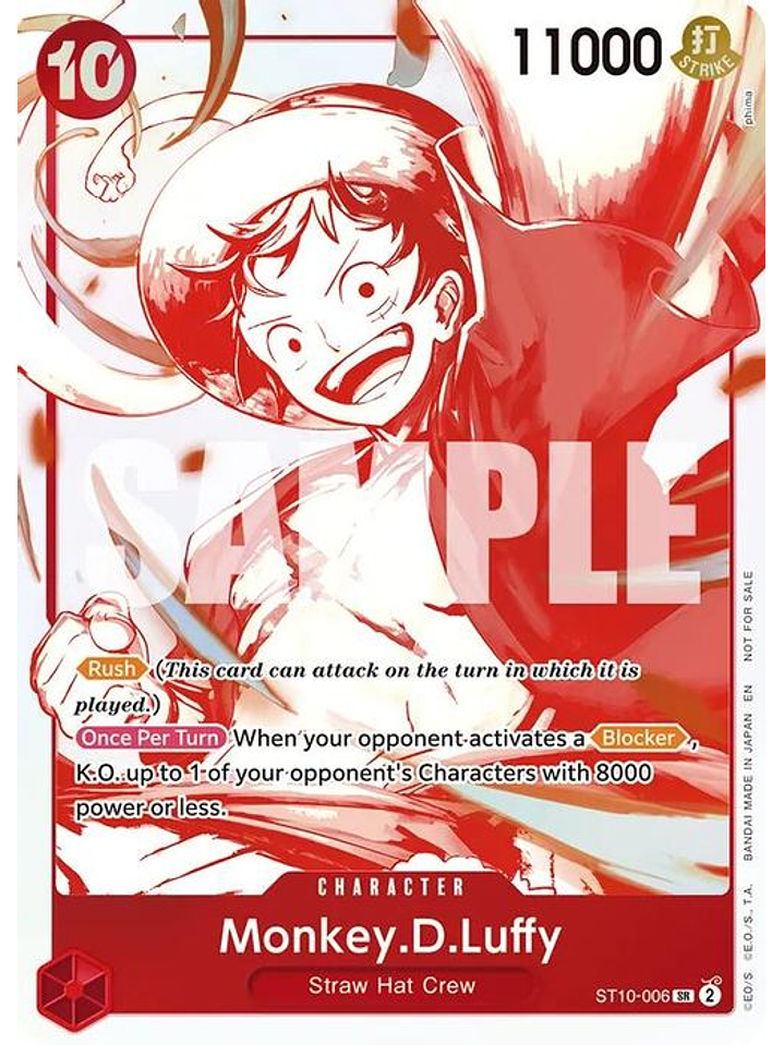 ST10-006 (Alternate Art) Monkey.D.Luffy 1
