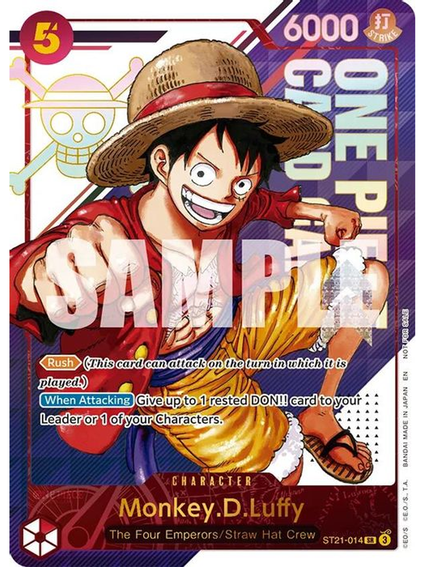 ST21-014 (Alternate Art) Monkey.D.Luffy 1