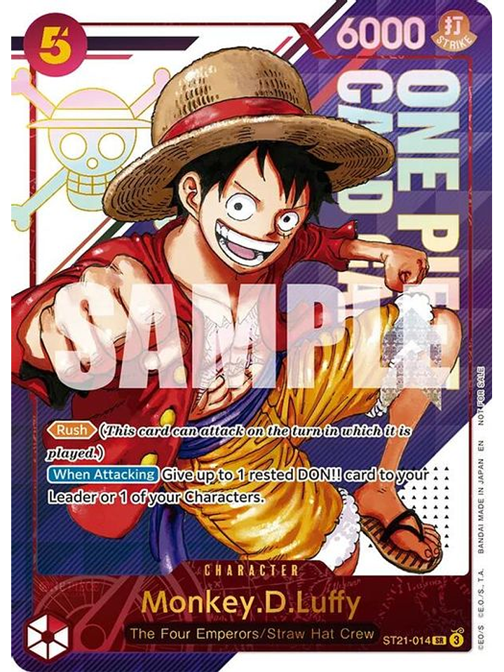 ST21-014 (Alternate Art) Monkey.D.Luffy 1