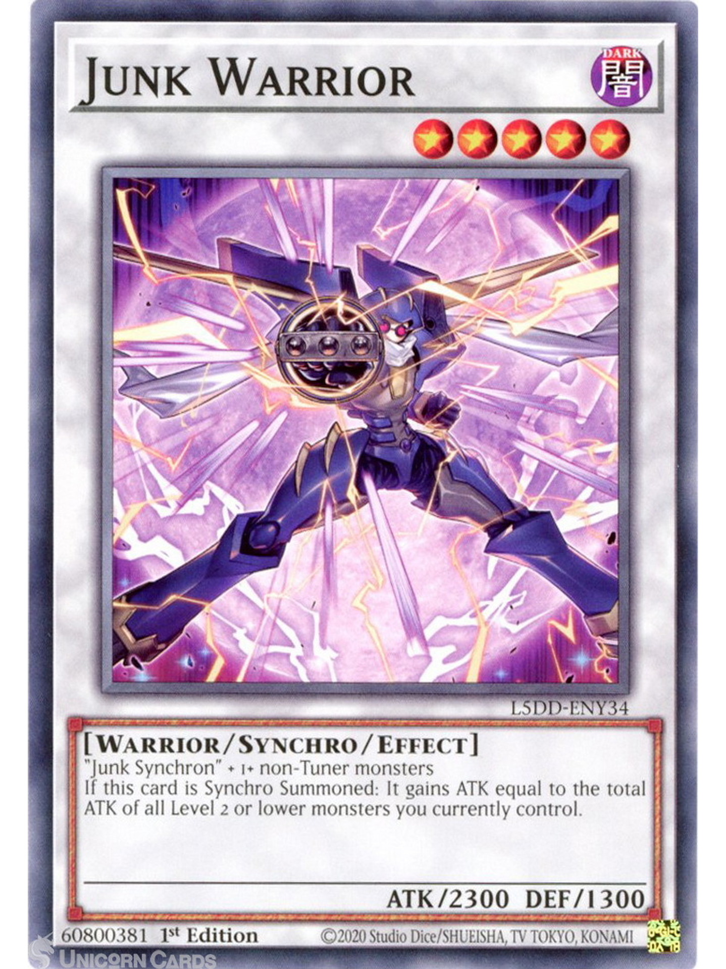 Junk Warrior - L5DD-ENY34 - Common 1st Edition 1