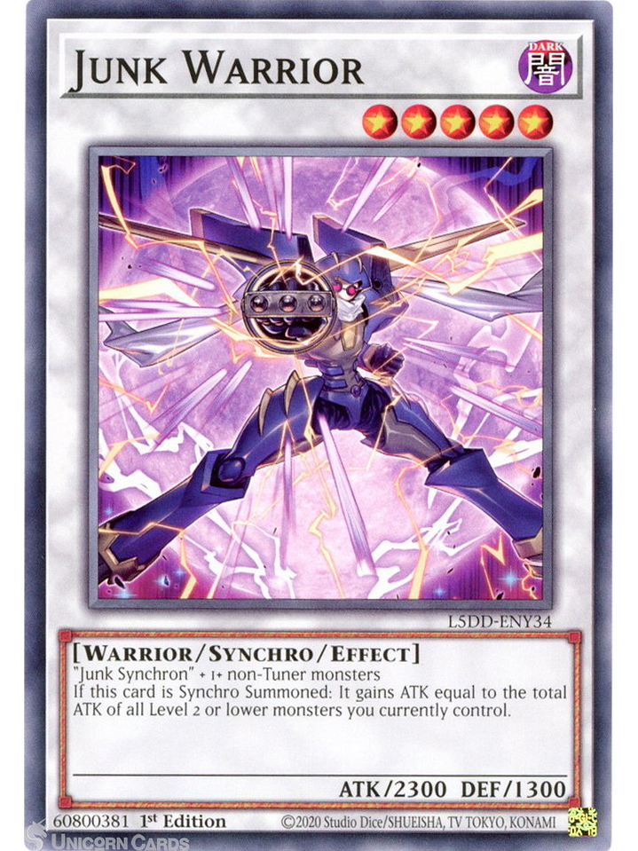 Junk Warrior - L5DD-ENY34 - Common 1st Edition 1