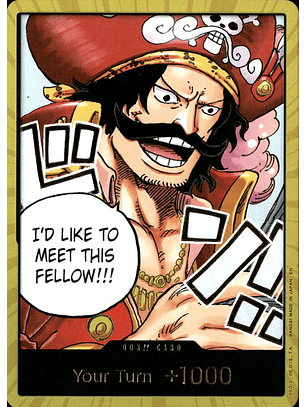 OP13 DON!! Card (Gol.D.Roger) (Gold)