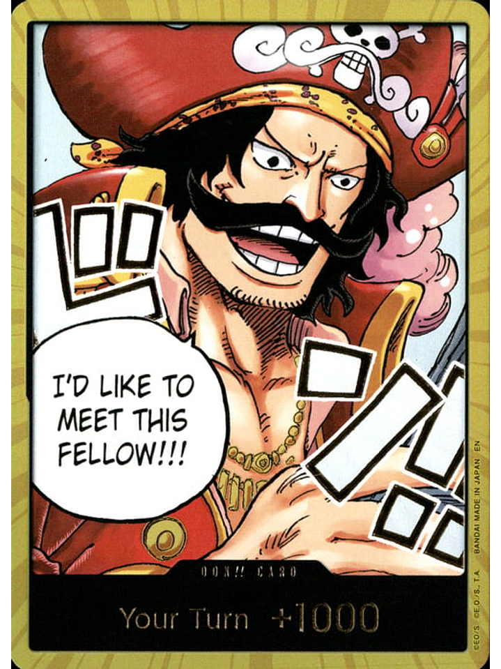 OP13 DON!! Card (Gol.D.Roger) (Gold) 1