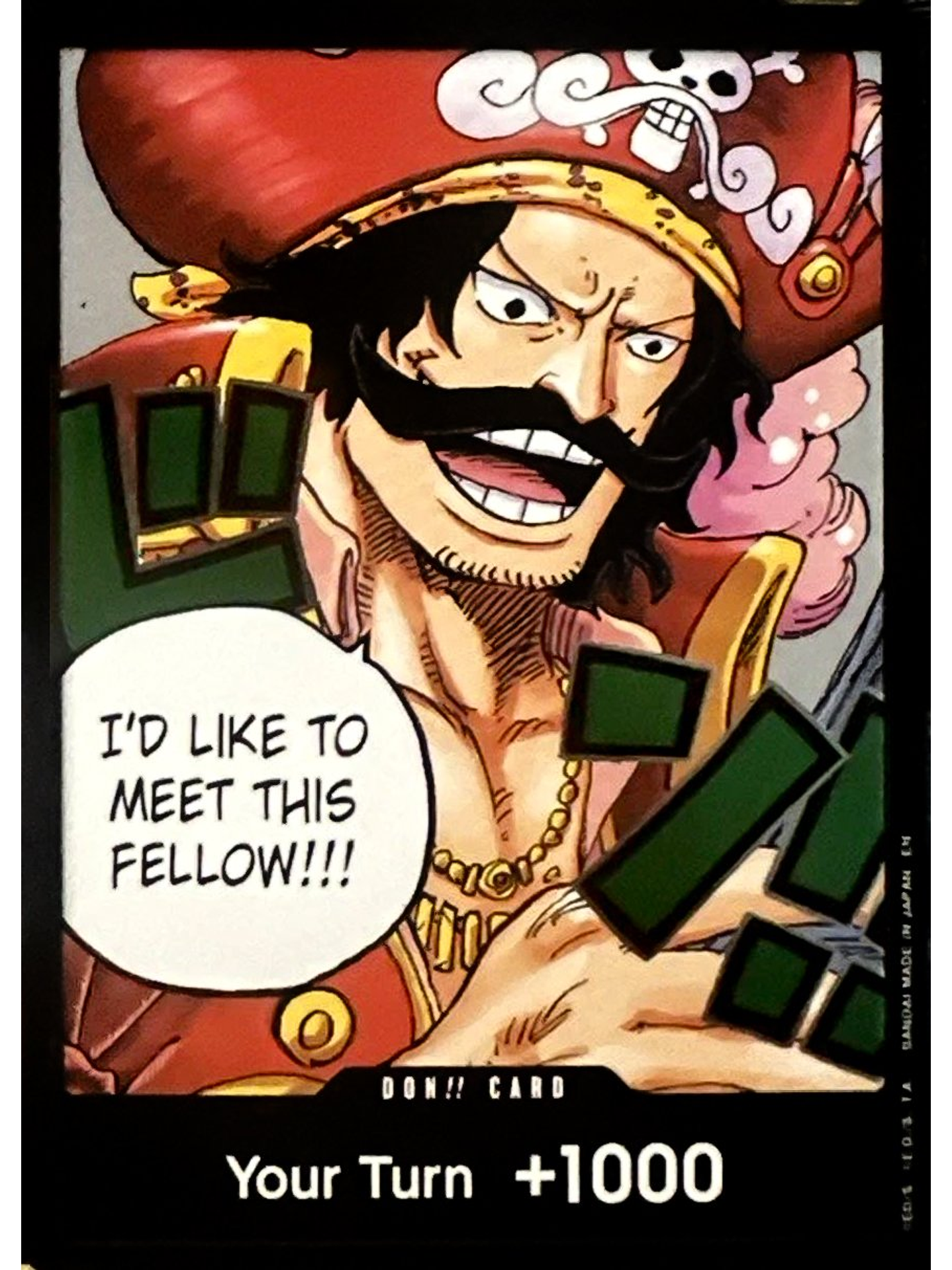 OP13 DON!! Card (Gol.D.Roger) 1