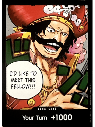 OP13 DON!! Card (Gol.D.Roger)