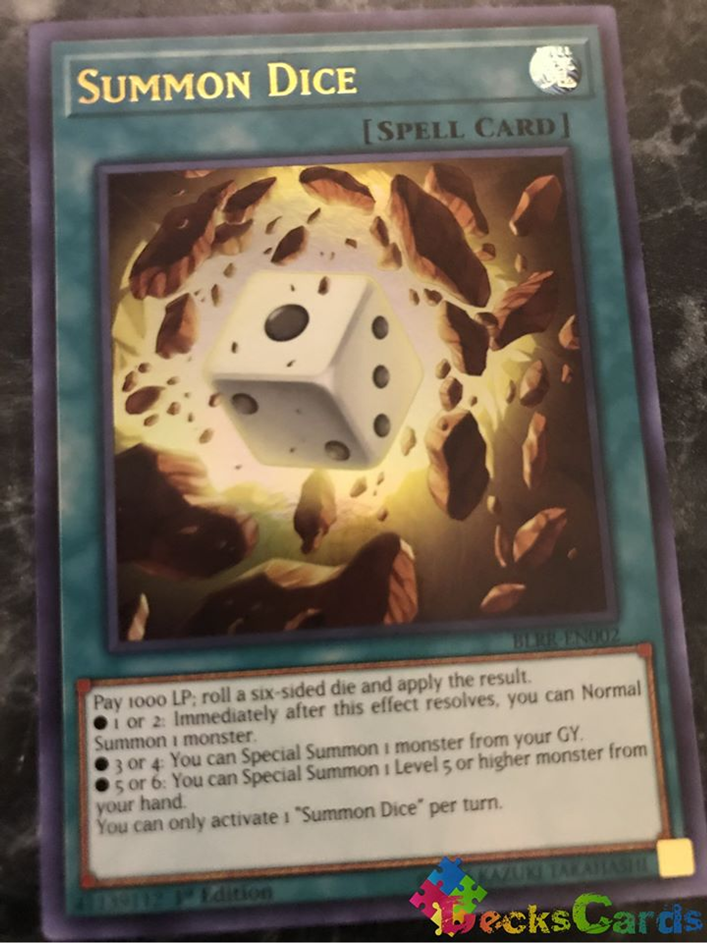 Summon Dice - BLRR-EN002 - Ultra Rare 1st Edition 1