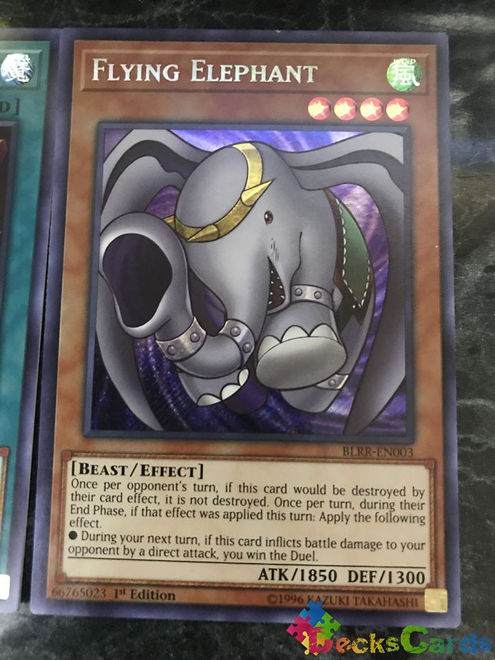 Flying Elephant - BLRR-EN003 - Secret Rare 1st Edition 1